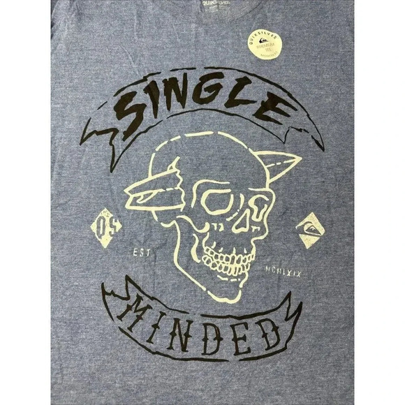 Quiksilver Men’s Single Minded Mod Short Sleeve T-Shirt Size S New - Picture 4 of 14